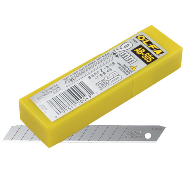 GT116 – OLFA AB50S Stainless Steel Snap Blades (50 Pack)